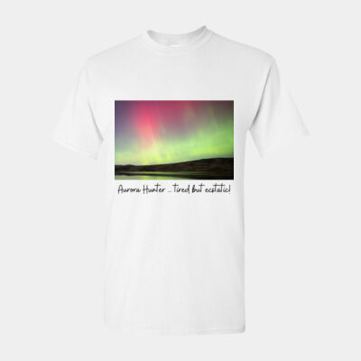 Aurora Hunter ... tired but ecstatic T-shirt Thumbnail