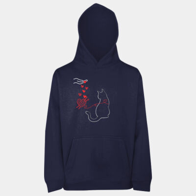 Cat Lover Hoodie for Children Thumbnail