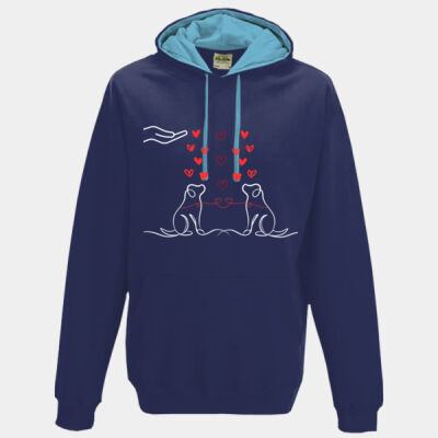 For The Love Of Two Dogs Hoodie Thumbnail